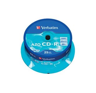 Verbatim Cd-R Azo 52X Spindle Pk25