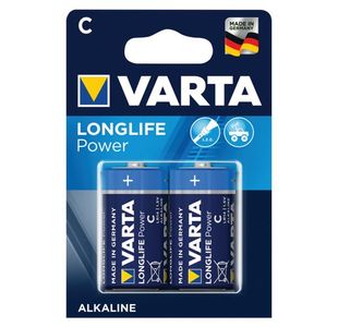 Varta High Energy Size C Battery Pk2