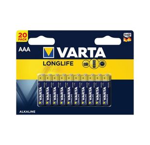Varta Longlife Aaa Battery Pk20