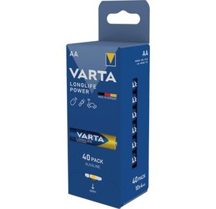 Varta Longlife Pwr Aa Battery Pk40