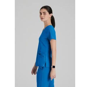 One Pulse Scrub Top Ro Blue 2Xs