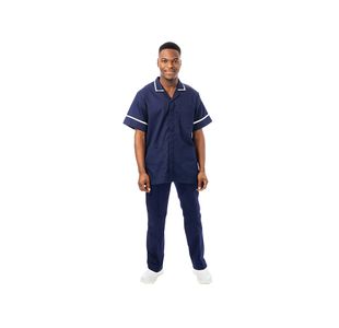 Philip Male Tunic Navy/White 34