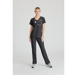 Reliance Womens Scrub Top Pewter L
