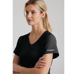Reliance Womens Scrub Top Black 2Xl