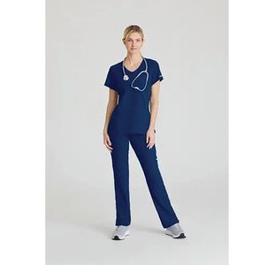 Reliance Womens Scrub Top Navy Xs