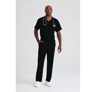 Structure Scrub Trouser Black 3Xl