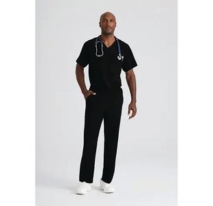 Structure Scrub Trouser Black 4Xl