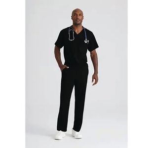 Structure Scrub Trouser Black 5Xl