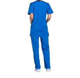 Prof V-Neck Scrub Top Ro Blue 2Xl