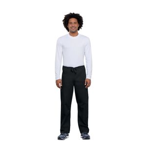 Drawstring Scrub Trs Black 5Xl