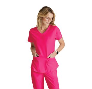 Breeze Womens Scrub Top Vib Pink M