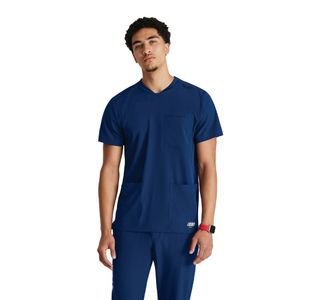 Skt193 Thesis Scrub Top Navy Xs