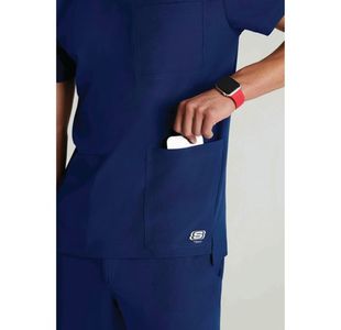 Skt193 Thesis Scrub Top Navy Xl