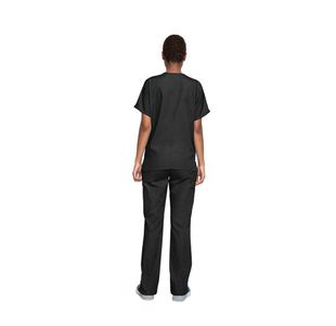 4700 Unisex Scrub Top Black 3Xl
