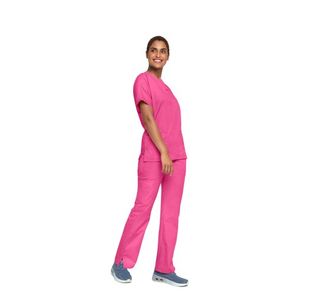 4700 Unisex Scrub Top Shock Pink Xl