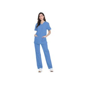 Unisex Scrub Set Top/Trs Ceil Xxs