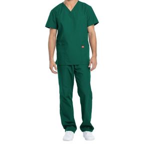 Unisex Scrub Set Top/Trs Hnt Grn 2Xl