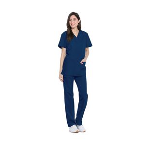 Unisex Scrub Set Top/Trs Navy Xxs
