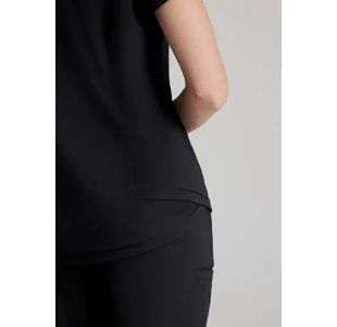 Flow Knit Scrub Top Black Xl