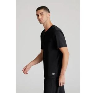 Flex Knit Scrub Top Black L