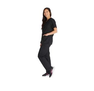 Signature Scrub Top Black L