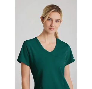 Reliance Womens Scrub Top Hntgrn 4Xl