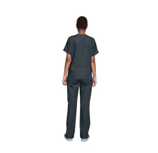 4700 Unisex Scrub Top Pewter M