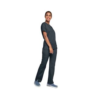 4700 Unisex Scrub Top Pewter 2Xs