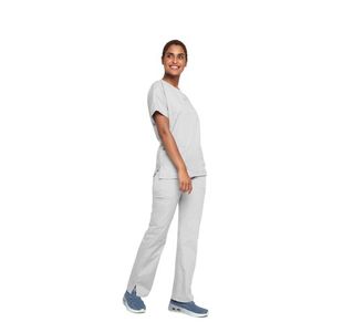 4700 Unisex Scrub Top White Xs