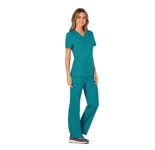 Revolution Mock Wrap Top Teal 2Xl
