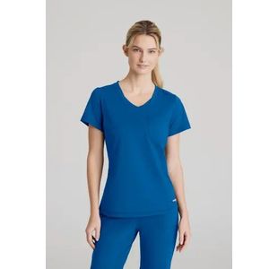 Flow Knit Scrub Top Royal Blue 2Xl
