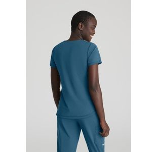 Serene Knit Scrub Top Bah Blue 2Xl