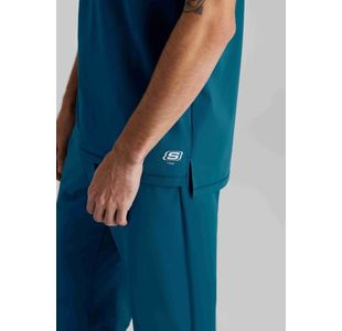 Flex Knit Scrub Top Bah Blue 2Xl