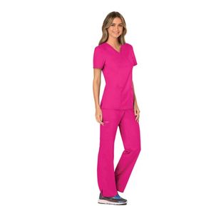 Revolution Mock Wrap Top Epink 2Xs