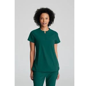 One Flux Scrub Top Hunt Grn M