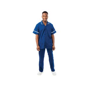 Philip Male Tunic Buga Blu/Wht 44