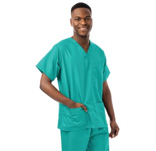 Unisex Lwt Scrub Top Jade S