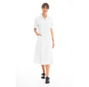 Nursing Dress White/White 40