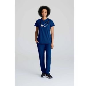 One Flux Scrub Top Indigo Xl