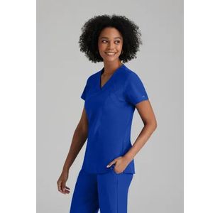 One Racer Scrub Top Cobalt M