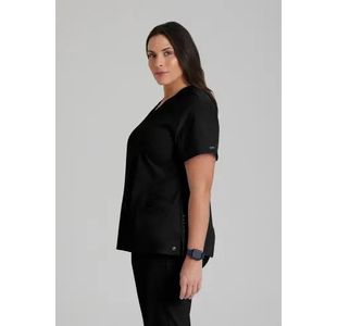 One Pulse Scrub Top Black L