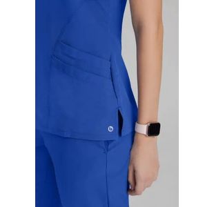 One Pulse Scrub Top Cobalt 2Xs