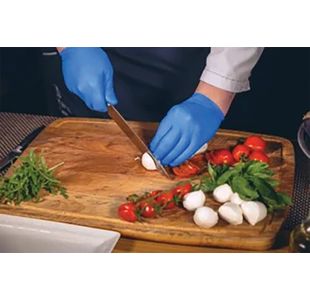 Pf Lf Nitrile Gloves Blue M Pk100