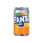 Fanta Orange Zero Cans 330Ml Pk24