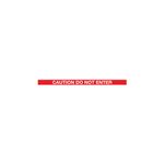 Black Post Do Not Enter Red/Wht Pk2