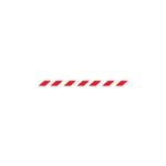 Twin Yellow Post Red/Wht Belt Pk2