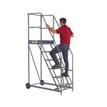 Climb-It W/H Steps 600 Ptfm 6-Tr Gry