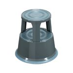 Q-Connect Metal Step Stool Dark Grey