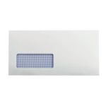 Q-Connect Dl Env Wdw Rcyc Wht Pk500