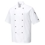Kent Chefs Jacket S/S White Xl